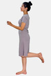 Sweetmoon Long T Shirt Nightdress - Grey — thumbnail 4